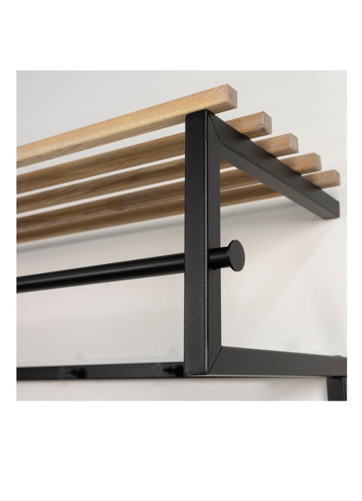 Spinder Rizoli XL kapstok 100 cm - detail 3 zwart