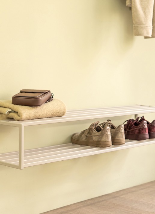 Spinder School 120 schoenenrek 118 cm - detail 3 taupe