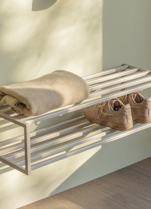 Spinder School 80 schoenenrek 78 cm - achterkant taupe