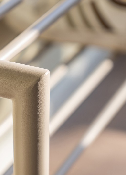 Spinder Soenz schoenenrek 80 cm - detail 5 taupe