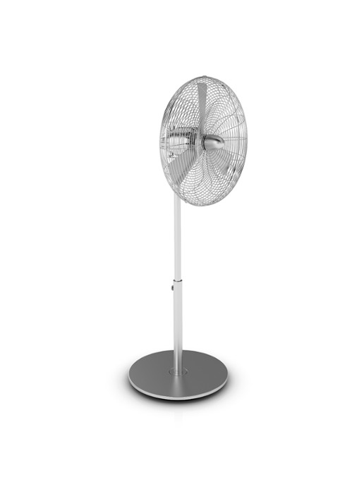 Stadler Form Charly Stand vloerventilator, 130 cm hoog - detail 3 zilver