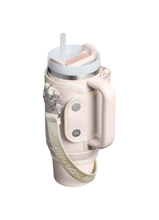 Stanley All-Day Quencher Carry-All crossbodytas voor 0,89 liter thermosfles - detail lichtroze