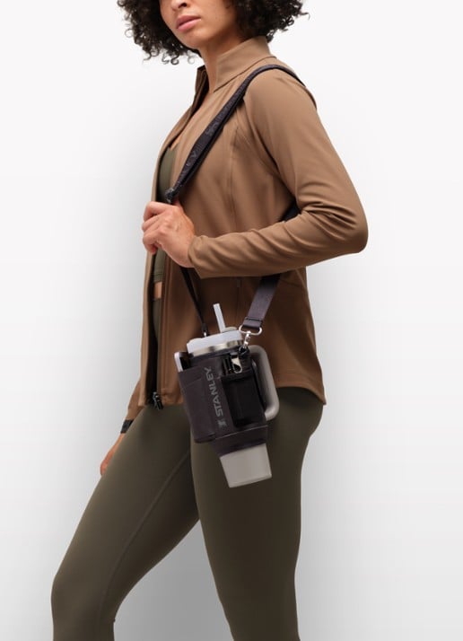 Stanley All-Day Quencher Carry-All crossbodytas voor 0,89 liter thermosfles - detail 4 zwart