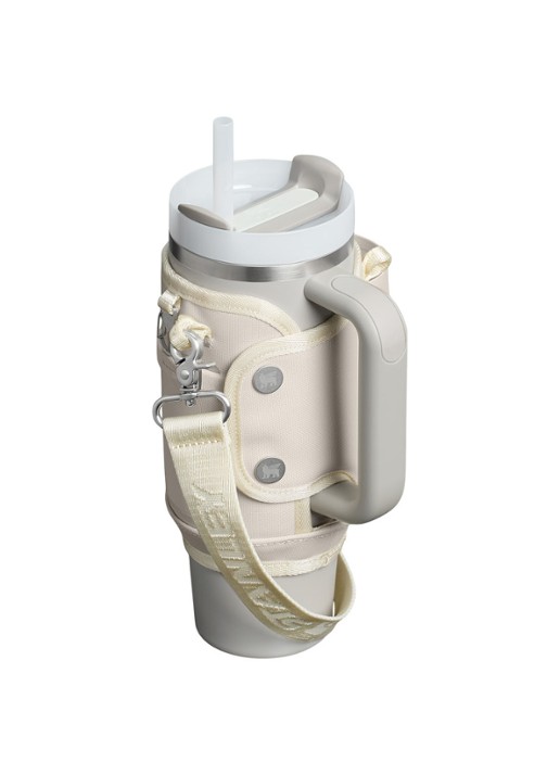 Stanley All-Day Quencher Carry-All crossbodytas voor 1,18 liter thermosfles - detail creme