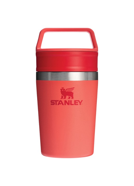 Stanley De Café-To-Go Travel thermosbeker 0,23 liter - voorkant 2 hot coral / koraalrood