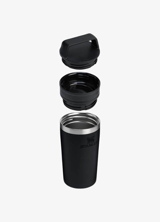 Stanley De Café-To-Go Travel thermosbeker 0,35 liter - voorkant 3 black / zwart
