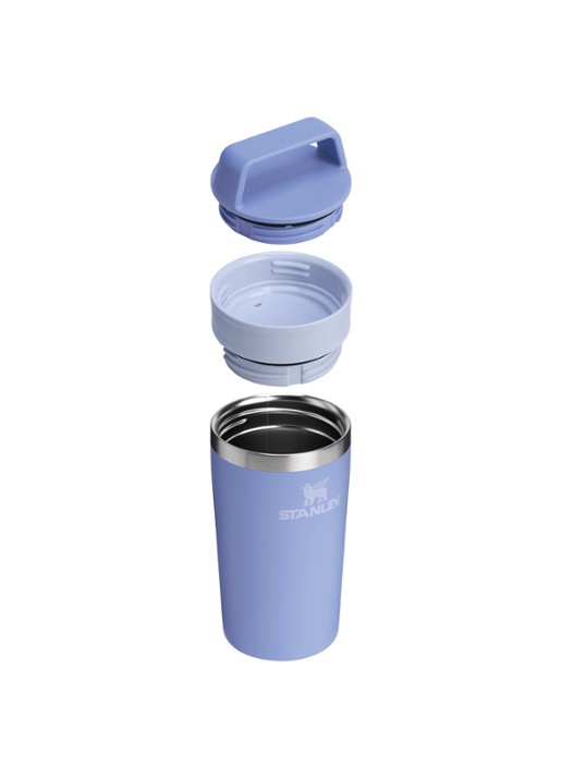 Stanley De Café-To-Go Travel thermosbeker 0,35 liter - voorkant 3 hydrangea / lila