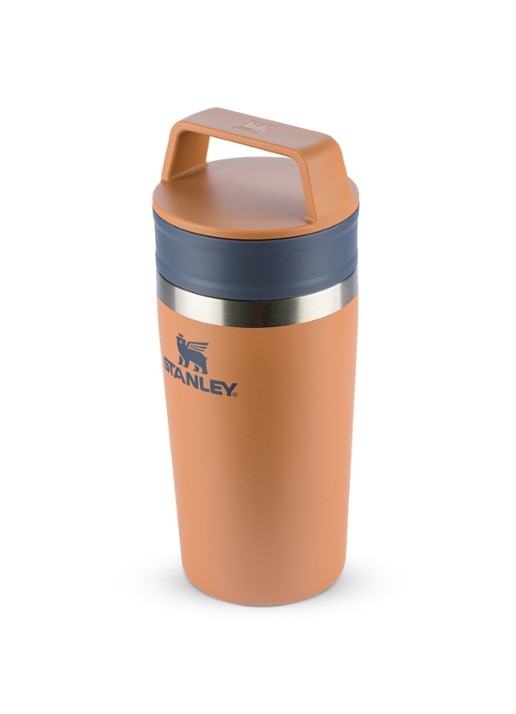 Stanley De Café-To-Go Travel thermosbeker 0,35 liter - achterkant 3 oranjebruin