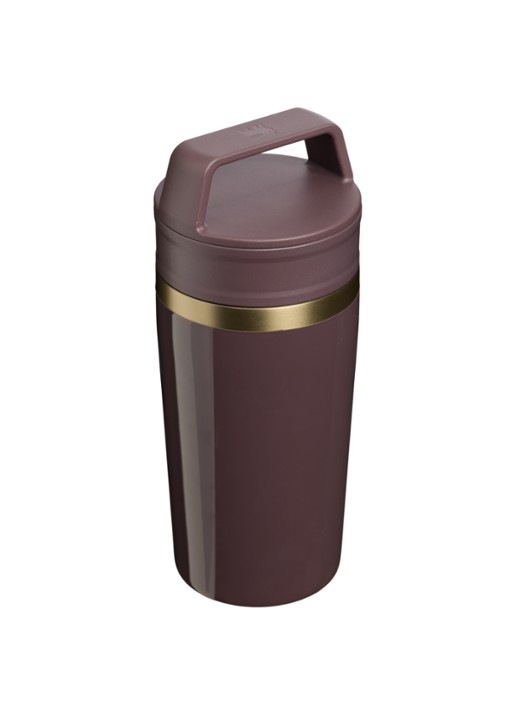 Stanley De Café-To-Go Travel thermosbeker 0,35 liter - achterkant 4 aubergine