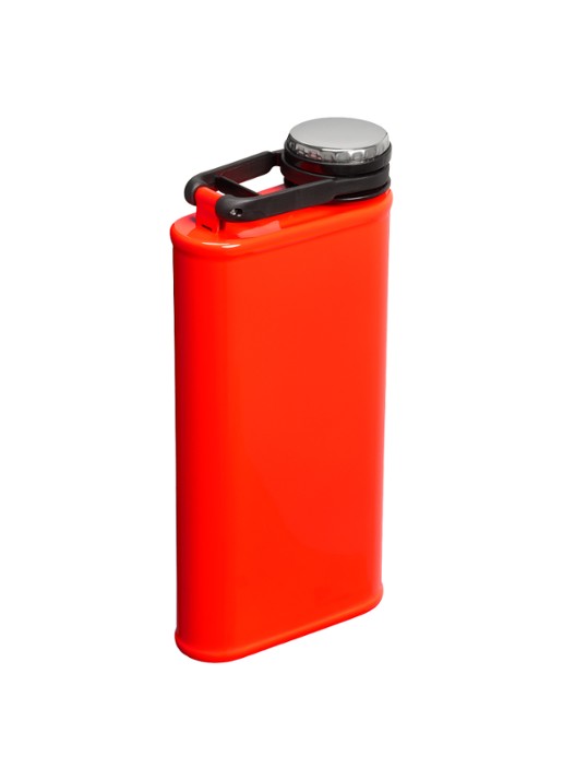 Stanley De Classic Easy Fill Wide Mouth Flask waterfles 0,23 liter - achterkant oranje