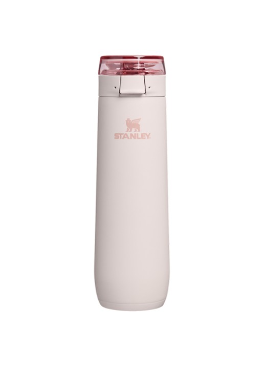 Stanley De Flowstate™ Spring waterfles 0,59 liter - voorkant 3 lichtroze