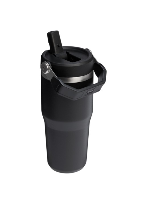 Stanley De IceFlow™ Flip Straw 2.0 waterfles 0,41 liter - achterkant 2 zwart