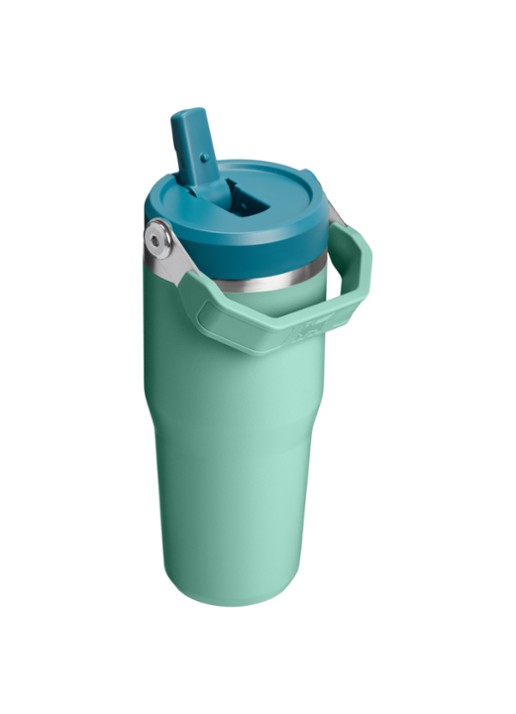Stanley De IceFlow™ Flip Straw 2.0 waterfles 0,41 liter - achterkant 2 lichtgroen