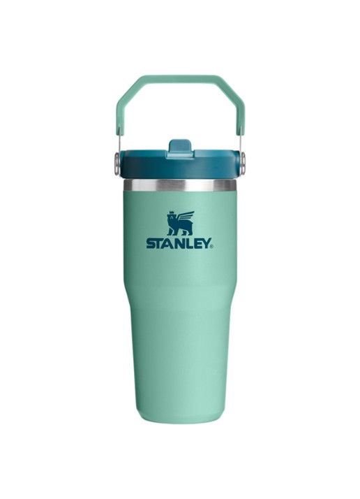 Stanley De IceFlow™ Flip Straw 2.0 waterfles 0,41 liter - voorkant 3 lichtgroen