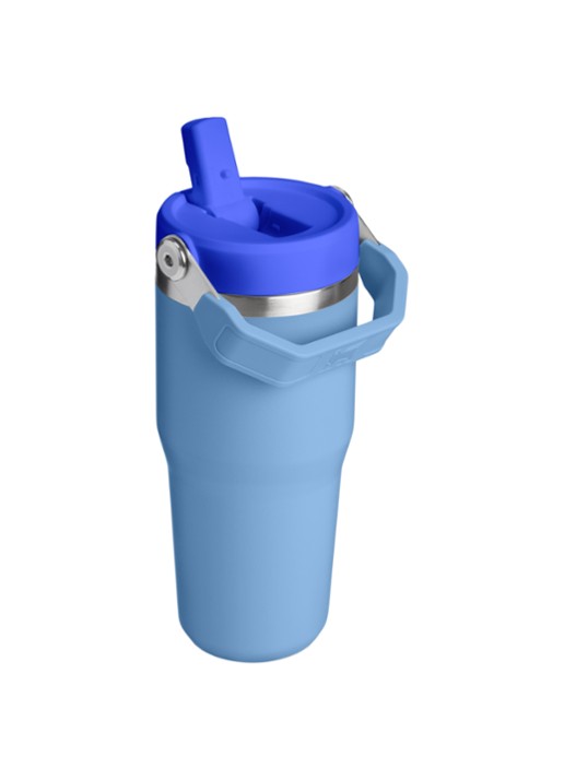 Stanley De IceFlow™ Flip Straw 2.0 waterfles 0,41 liter - achterkant 3 donkerblauw