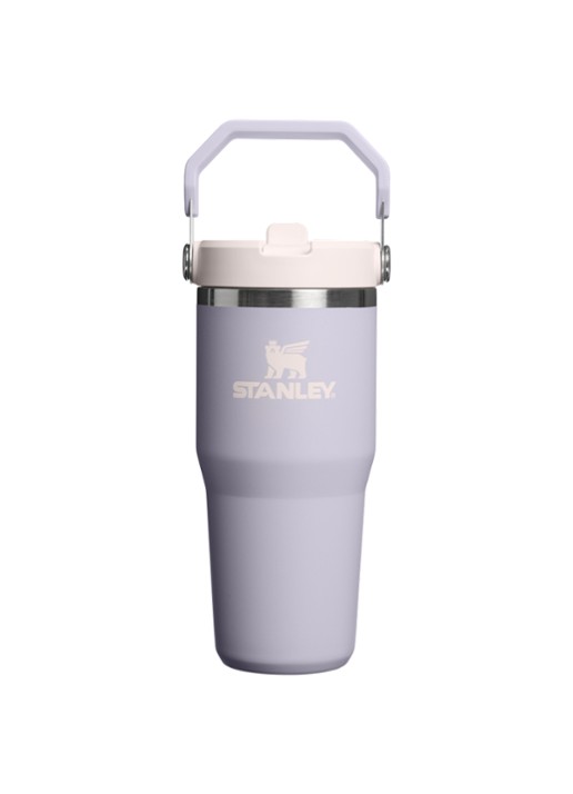 Stanley De IceFlow™ Flip Straw 2.0 waterfles 0,41 liter - voorkant 2 paars