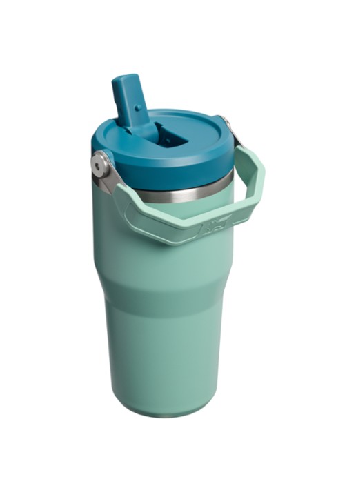 Stanley De IceFlow™ Flip Straw 2.0 waterfles 0,6 liter - achterkant 3 lichtgroen