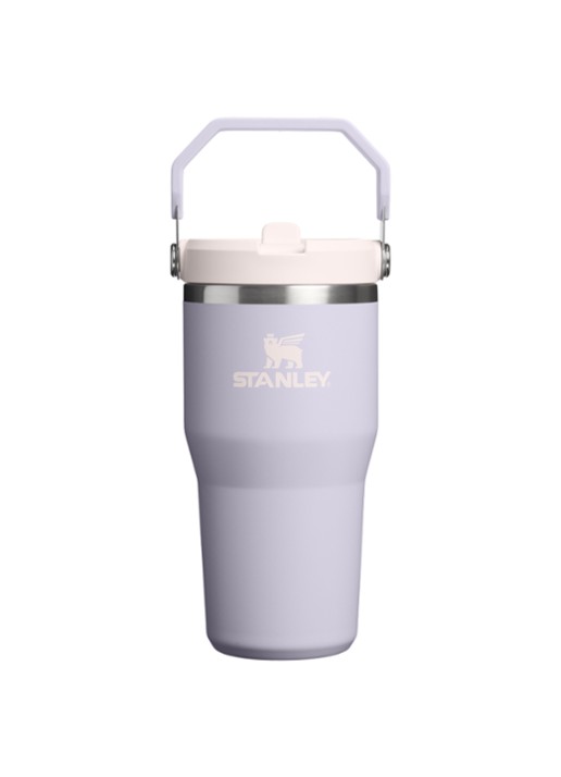 Stanley De IceFlow™ Flip Straw 2.0 waterfles 0,6 liter - voorkant paars