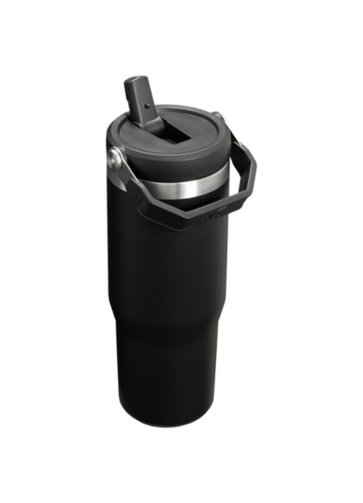 Stanley De IceFlow™ Flip Straw 2.0 waterfles 0,89 liter - achterkant 3 zwart