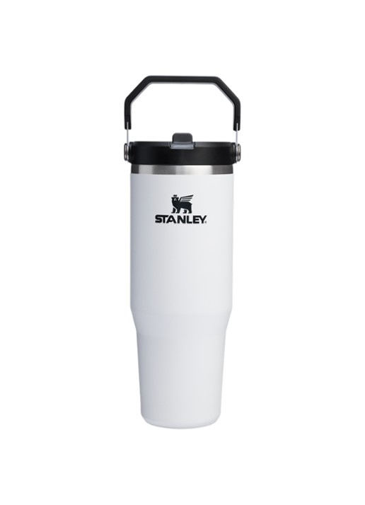 Stanley De IceFlow™ Flip Straw 2.0 waterfles 0,89 liter - voorkant 3 wit