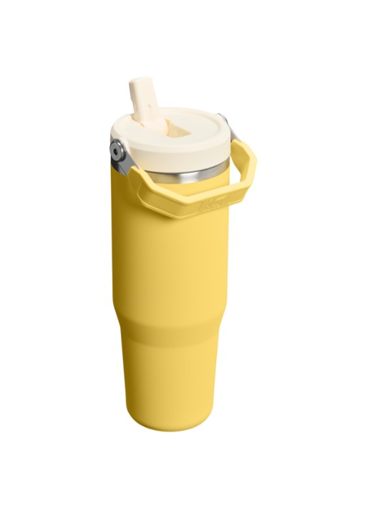Stanley De IceFlow™ Flip Straw 2.0 waterfles 0,89 liter - achterkant geel