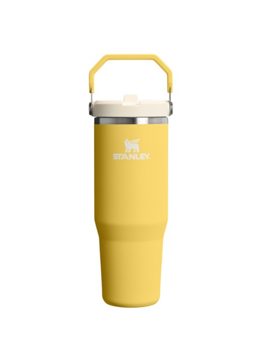 Stanley De IceFlow™ Flip Straw 2.0 waterfles 0,89 liter - voorkant 3 geel