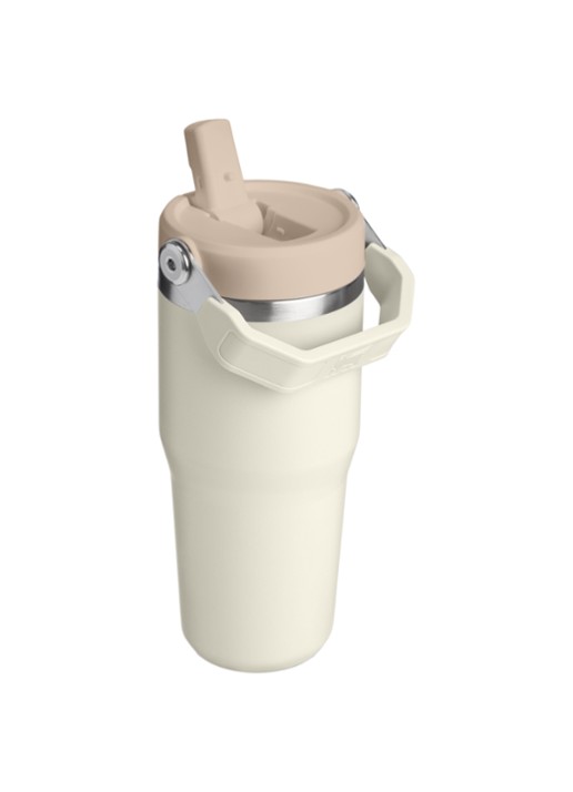 Stanley De IceFlow™ Flip Straw 2.0 waterfles 0,41 liter - achterkant 3 wit