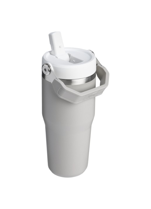 Stanley De IceFlow™ Flip Straw 2.0 waterfles 0,41 liter - achterkant 3 grijs