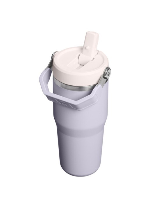 Stanley De IceFlow™ Flip Straw 2.0 waterfles 0,41 liter - achterkant 3 paars