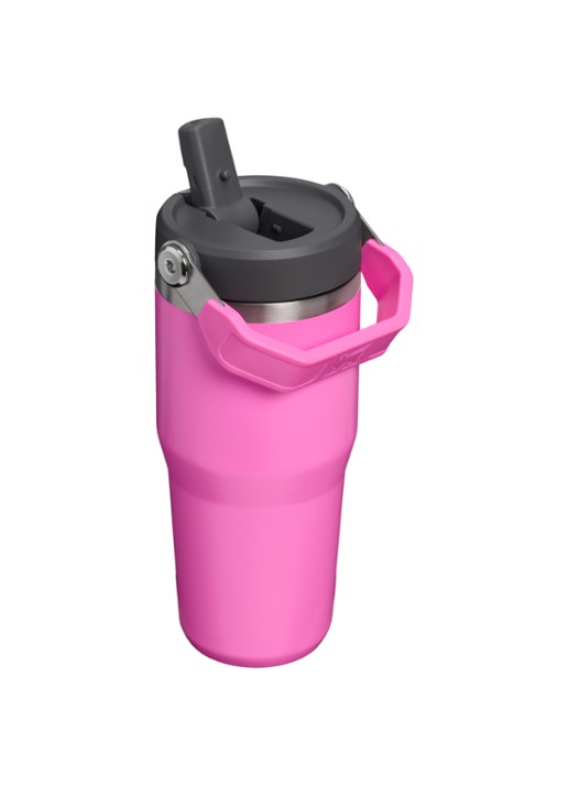 Stanley De IceFlow™ Flip Straw 2.0 waterfles 0,41 liter - achterkant 2 roze