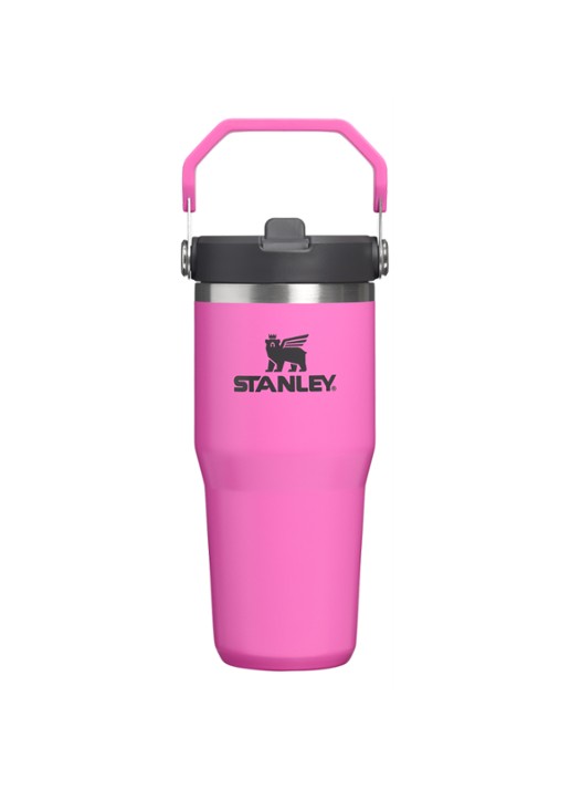 Stanley De IceFlow™ Flip Straw 2.0 waterfles 0,41 liter - voorkant 3 roze