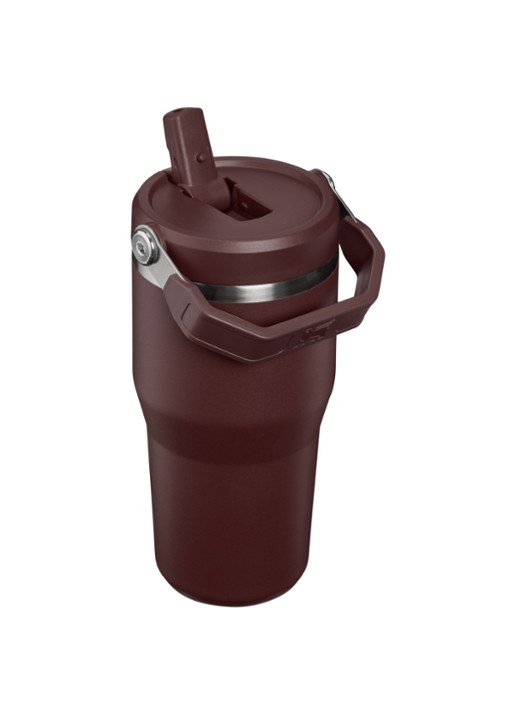 Stanley De IceFlow™ Flip Straw 2.0 waterfles 0,59 liter - achterkant 2 donkerbruin