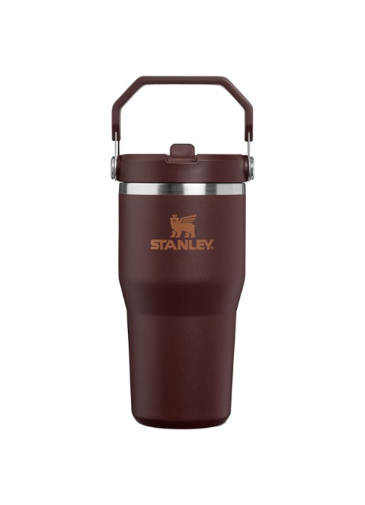 Stanley De IceFlow™ Flip Straw 2.0 waterfles 0,59 liter - voorkant 3 donkerbruin