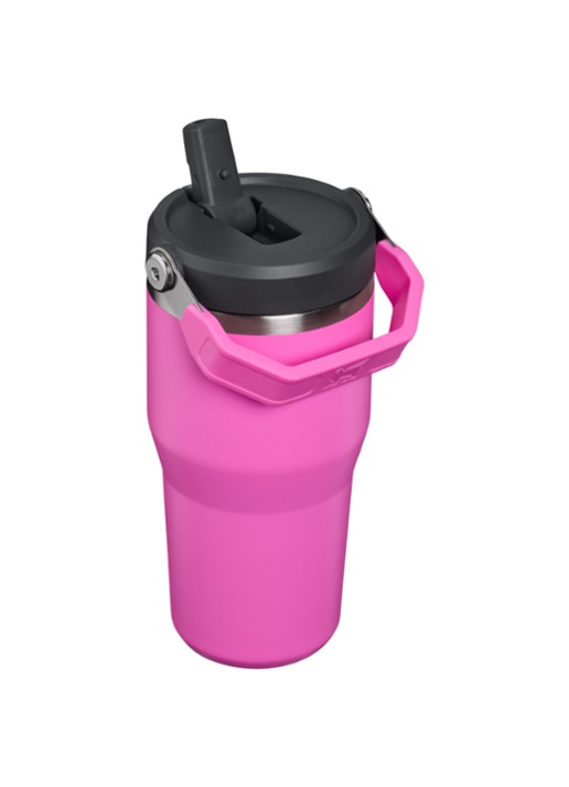 Stanley De IceFlow™ Flip Straw 2.0 waterfles 0,59 liter - achterkant 2 roze