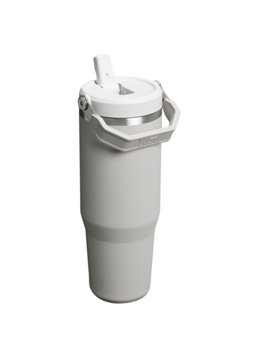 Stanley De IceFlow™ Flip Straw 2.0 waterfles 0,6 liter - achterkant 3 grijs