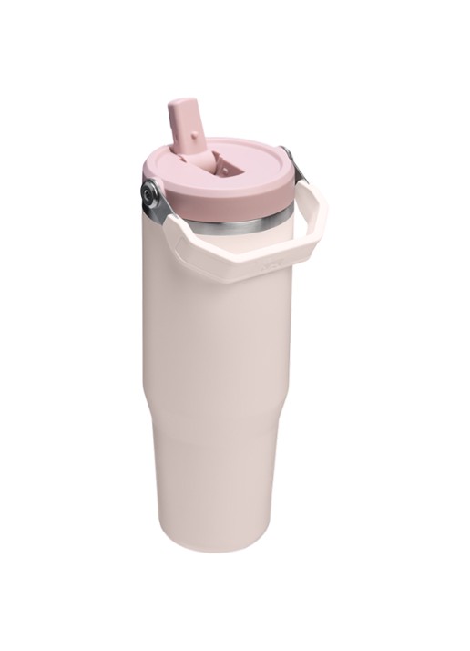 Stanley De IceFlow™ Flip Straw 2.0 waterfles 0,89 liter - achterkant 3 lichtroze
