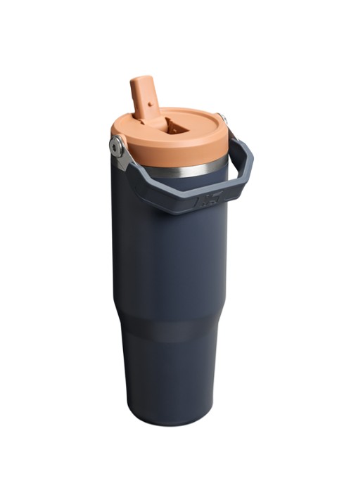 Stanley De IceFlow™ Flip Straw 2.0 waterfles 0,89 liter - achterkant 3 blauw