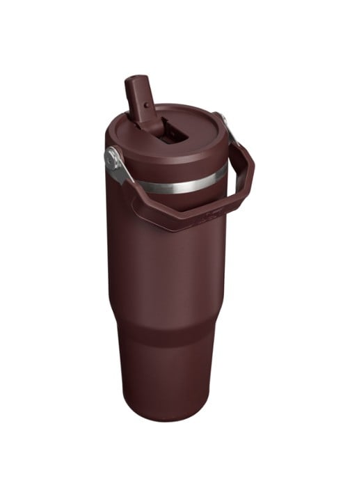 Stanley De IceFlow™ Flip Straw 2.0 waterfles 0,89 liter - achterkant 2 donkerbruin