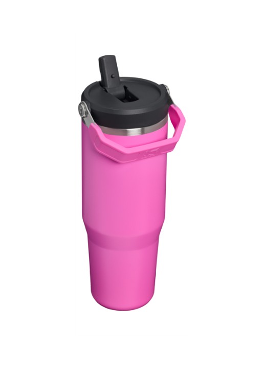 Stanley De IceFlow™ Flip Straw 2.0 waterfles 0,89 liter - achterkant 2 roze
