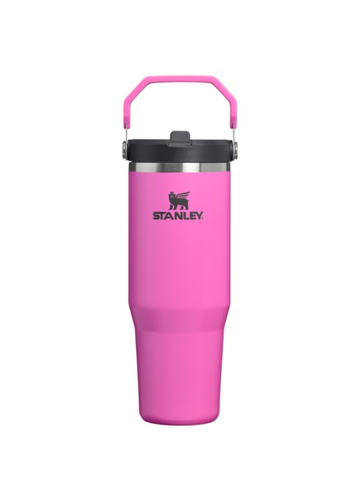 Stanley De IceFlow™ Flip Straw 2.0 waterfles 0,89 liter - voorkant 3 roze