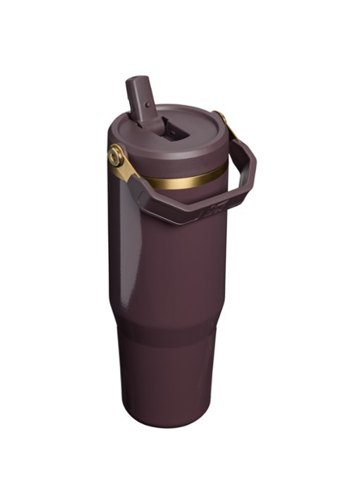 Stanley De IceFlow™ Flip Straw 2.0 waterfles 0,89 liter - achterkant 2 aubergine