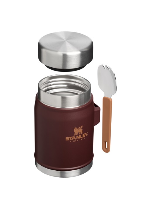 Stanley De Legendary Food Jar + Spork lunchbox 40 cl - detail 3 donkerbruin