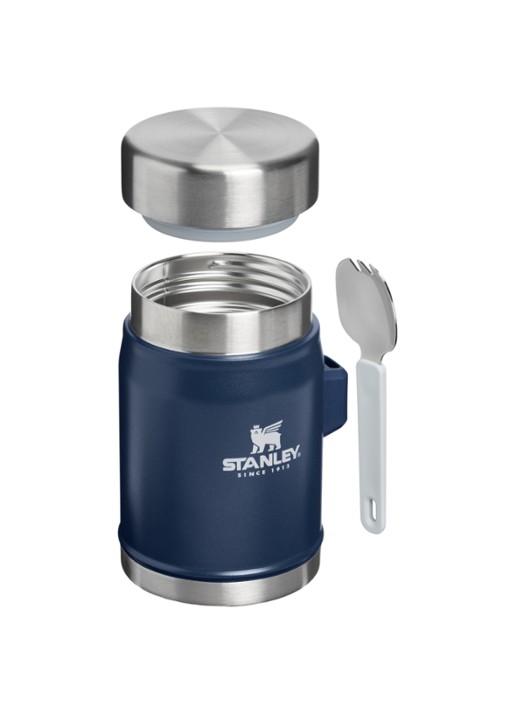 Stanley De Legendary Food Jar + Spork lunchbox 40 cl - detail 2 donkerblauw
