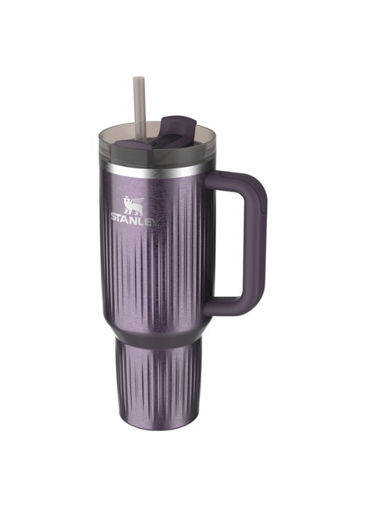 Stanley De Quencher® H2.0 Fluted thermosfles 1,18 liter - voorkant 3 wisteria shine / lila