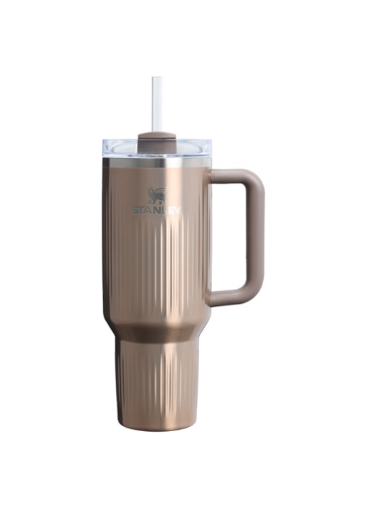 Stanley De Quencher® H2.0 Fluted thermosfles 1,18 liter - voorkant 2 goud