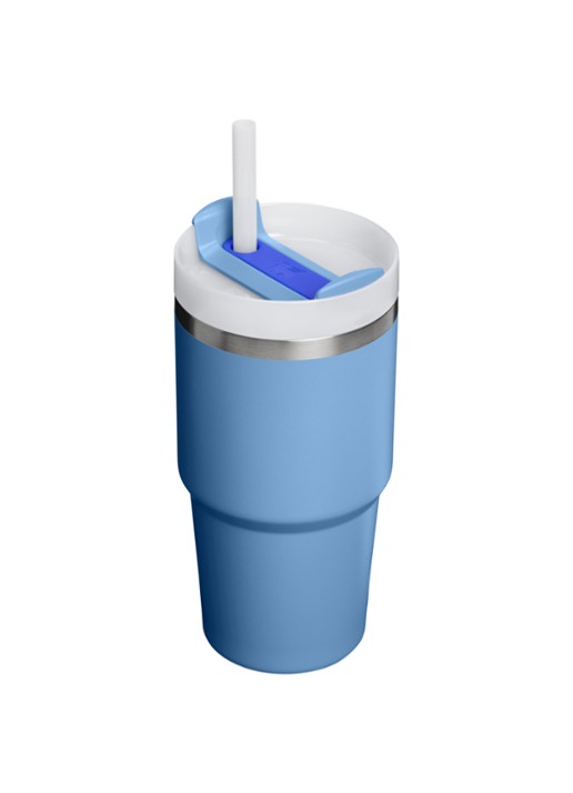 Stanley De Quencher® H2.O FlowState™ thermosfles 0,6 liter - achterkant donkerblauw