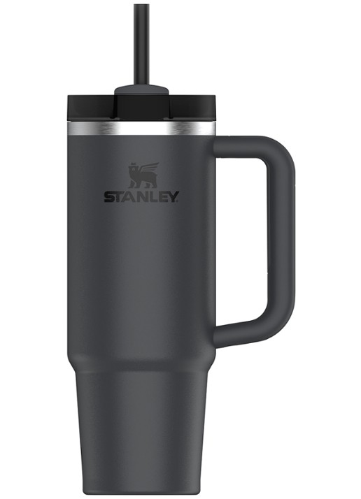 Stanley De Quencher® H2.O FlowState™ thermosfles 0,89 liter - voorkant 2 black 2.0 / zwart