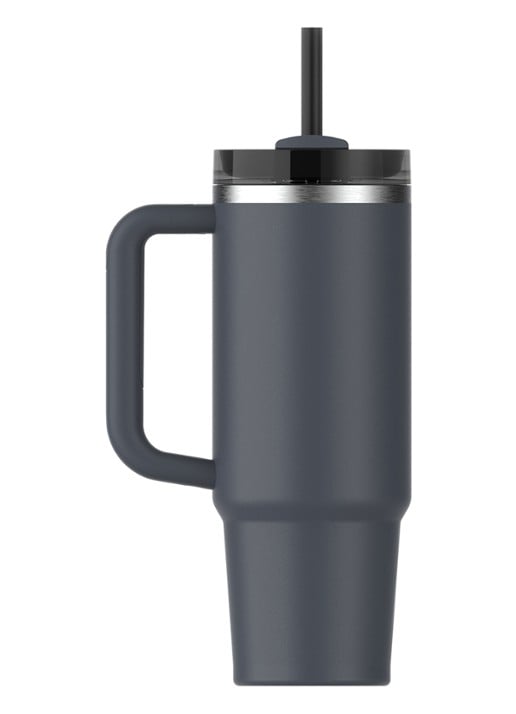 Stanley De Quencher® H2.O FlowState™ thermosfles 0,89 liter - achterkant 2 twilight / donkerblauw