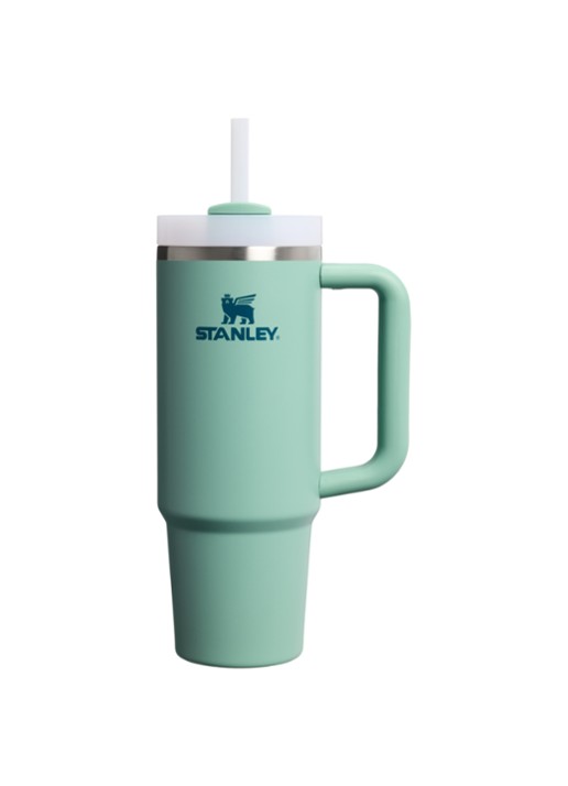Stanley De Quencher® H2.O FlowState™ thermosfles 0,89 liter - voorkant 2 lichtgroen