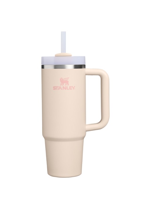 Stanley De Quencher H2.O FlowState™ thermosfles 0,89 liter - voorkant 2 beige